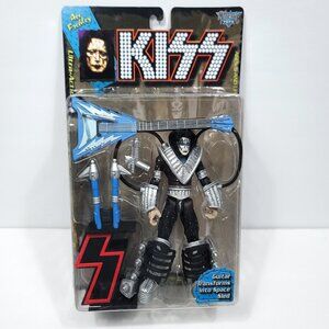 Mcfarlane Kiss ACE FREHLEY Ultra Action Figure Space Sled Guitar S Stand New